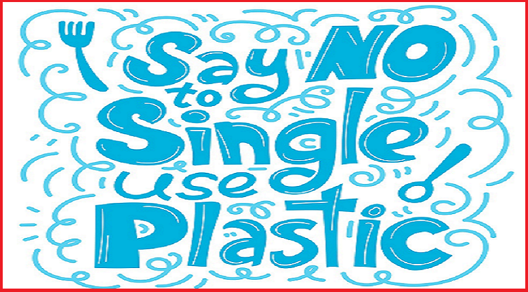 Campaign No Use Plastic anywhere and anytime